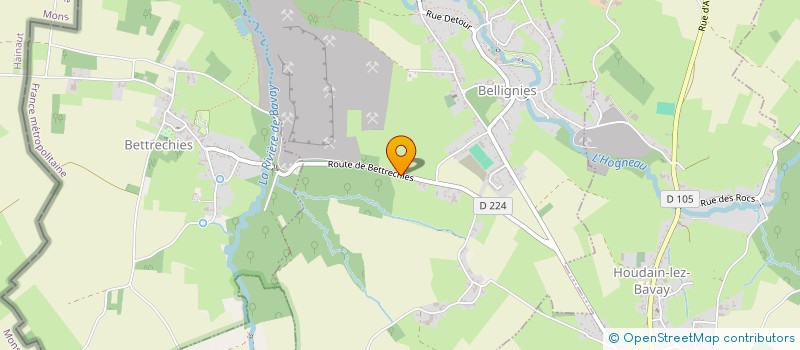 localisation de l'entreprise MADAME CHRISTELLE LEFEBVRE  BELLIGNIES