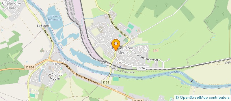 localisation de l'entreprise MADAME CHRISTELLE LEFEVRE  NOUVION-SUR-MEUSE