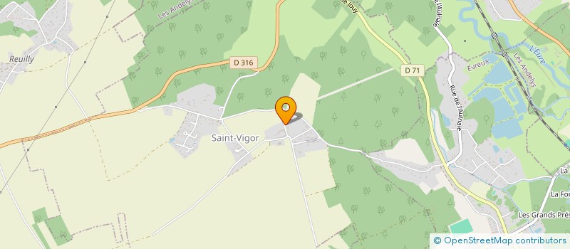 localisation de l'entreprise MADAME CHRISTELLE LEFRANCOIS  SAINT-VIGOR