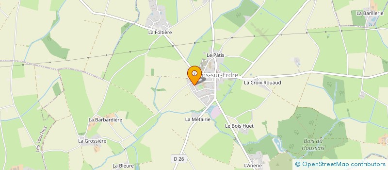 localisation de l'entreprise MADAME CHRISTELLE LEGENDRE à TRANS-SUR-ERDRE