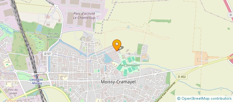 localisation de l'entreprise MADAME CHRISTELLE LEGER à MOISSY-CRAMAYEL