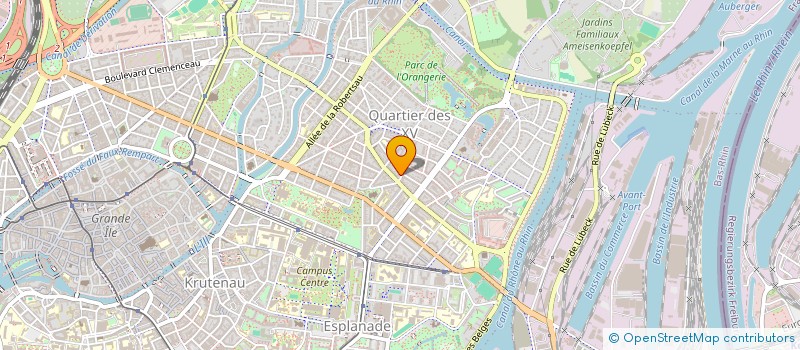localisation de l'entreprise MADAME CHRISTELLE LEGRAS à STRASBOURG