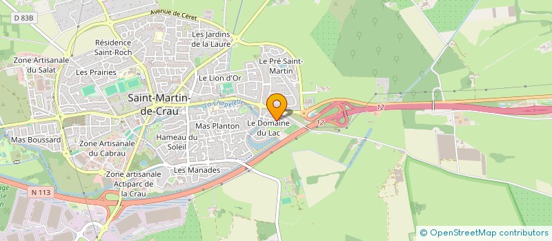 localisation de l'entreprise MADAME CHRISTELLE LEGRET à SAINT-MARTIN-DE-CRAU