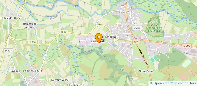 localisation de l'entreprise MADAME CHRISTELLE LEHOT  LESSAY