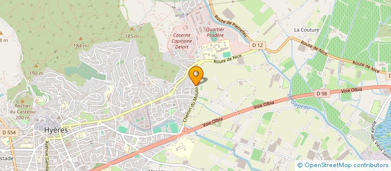 localisation de l'entreprise MADAME CHRISTELLE LEHR  HYERES