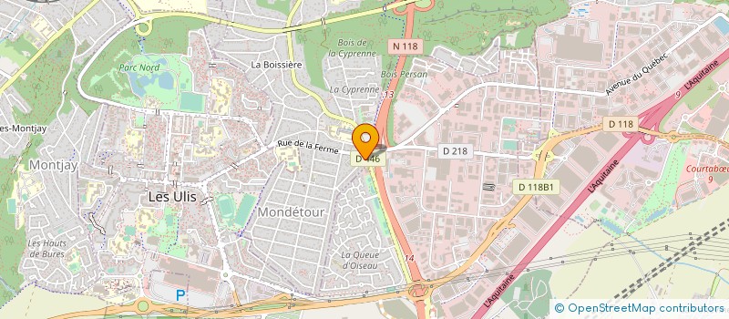 localisation de l'entreprise MADAME CHRISTELLE LEJEUNE  ORSAY