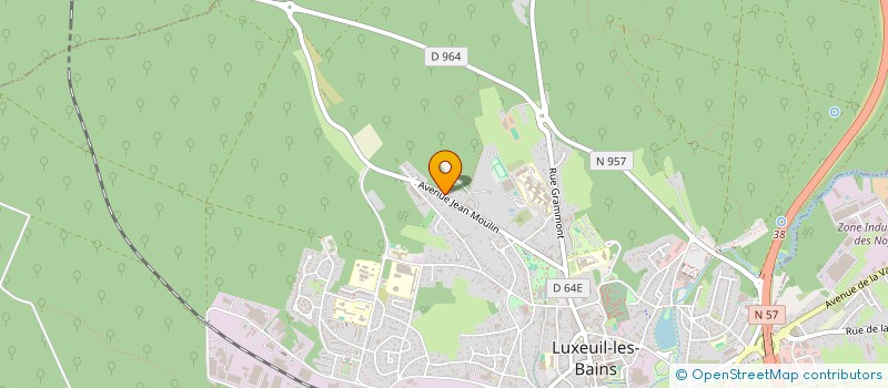 localisation de l'entreprise MADAME CHRISTELLE LELOUP  LUXEUIL-LES-BAINS