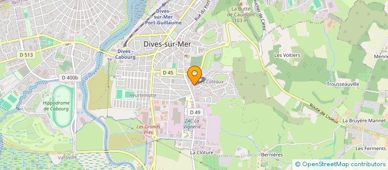 localisation de l'entreprise MADAME CHRISTELLE LEMAITRE  DIVES-SUR-MER