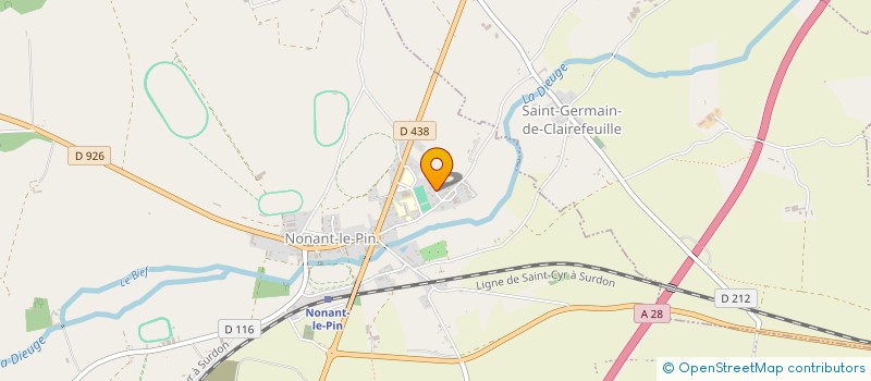 localisation de l'entreprise MADAME CHRISTELLE LEMAITRE à NONANT-LE-PIN