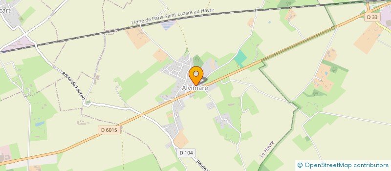 localisation de l'entreprise MADAME CHRISTELLE LEPAGE  ALVIMARE