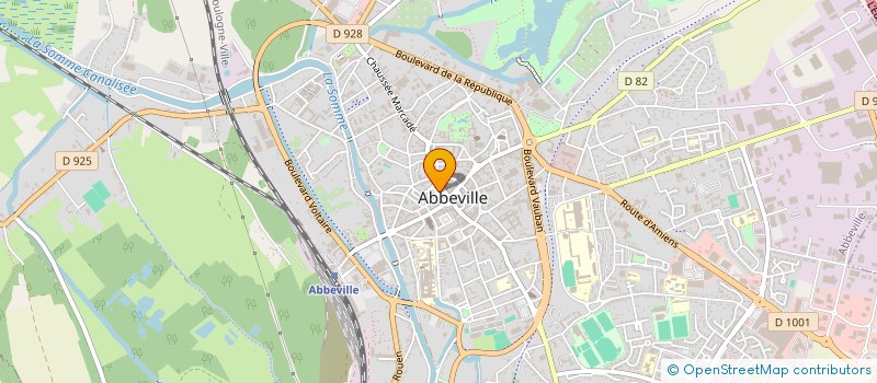 localisation de l'entreprise MADAME CHRISTELLE LEROY à ABBEVILLE