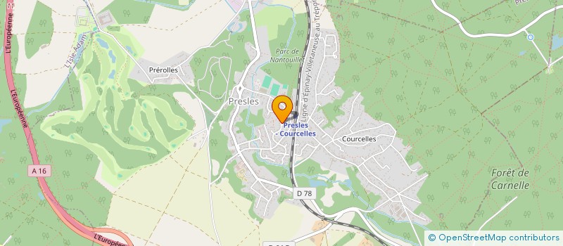 localisation de l'entreprise MADAME CHRISTELLE LEROY  PRESLES