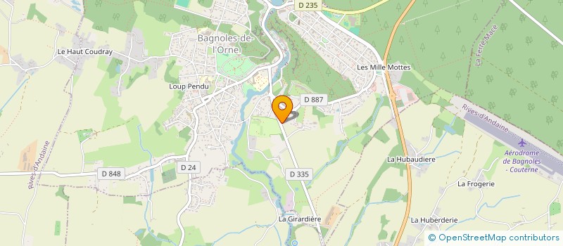 localisation de l'entreprise MADAME CHRISTELLE LEROY à BAGNOLES-DE-L'ORNE-NORMANDIE