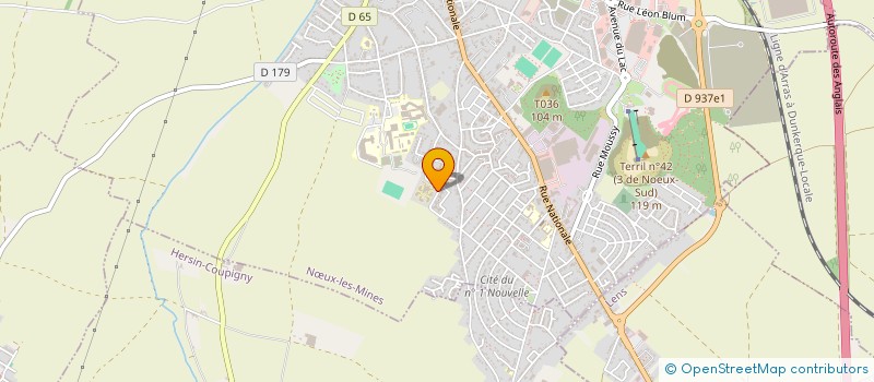 localisation de l'entreprise MADAME CHRISTELLE LESAGE  NUX-LES-MINES