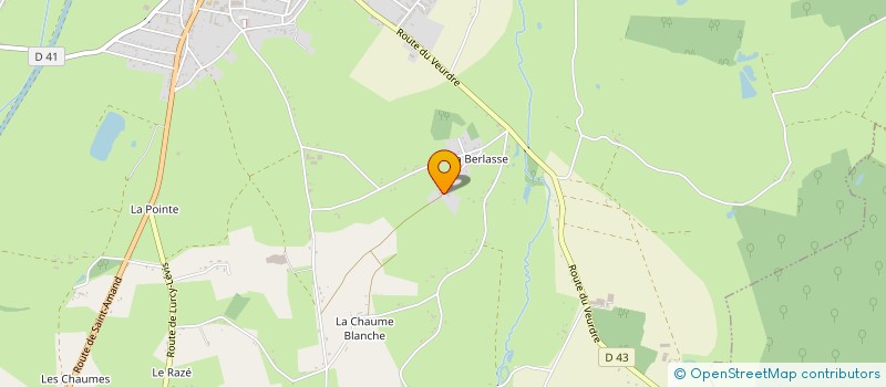 localisation de l'entreprise MADAME CHRISTELLE LESAGE  SANCOINS