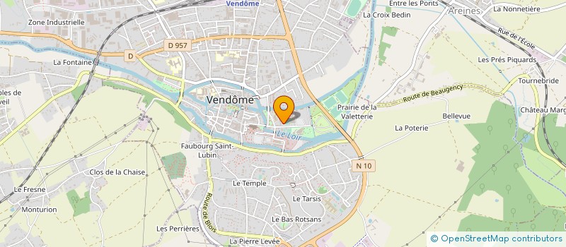 localisation de l'entreprise MADAME CHRISTELLE LESTRADE  VENDOME