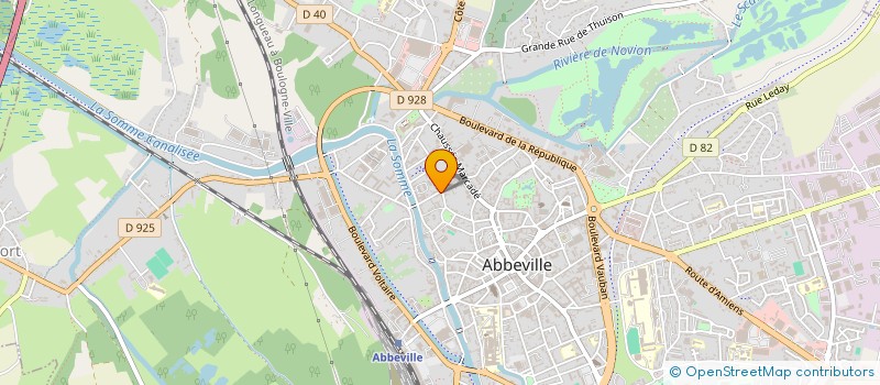 localisation de l'entreprise MADAME CHRISTELLE LETEVE à ABBEVILLE