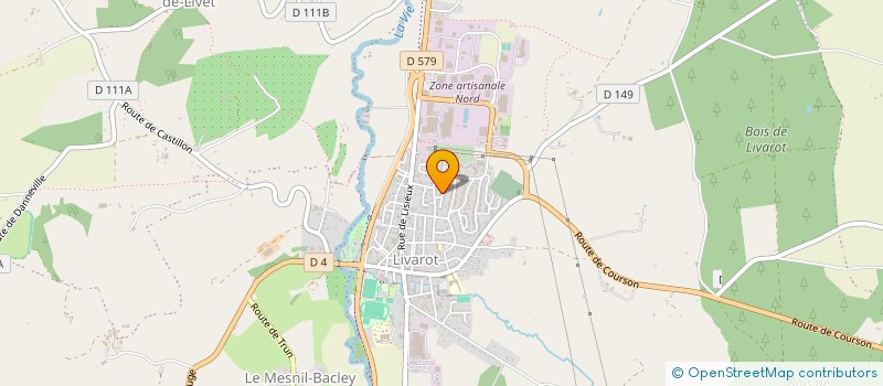 localisation de l'entreprise MADAME CHRISTELLE LEVASSEUR  LIVAROT-PAYS-D'AUGE