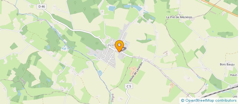 localisation de l'entreprise MADAME CHRISTELLE LEVEAU  LAVARDIN