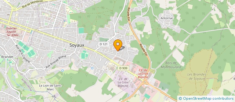 localisation de l'entreprise MADAME CHRISTELLE LEVEQUE à SOYAUX