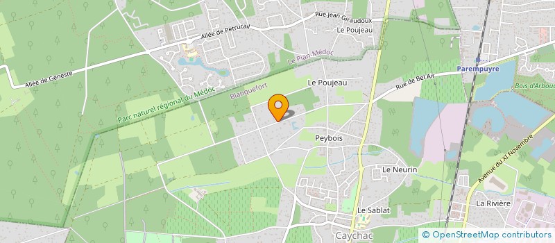 localisation de l'entreprise MADAME CHRISTELLE LEVREAUD à BLANQUEFORT