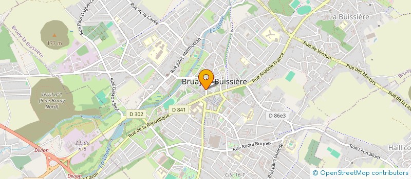 localisation de l'entreprise MADAME CHRISTELLE LHERBIER à BRUAY-LA-BUISSIERE