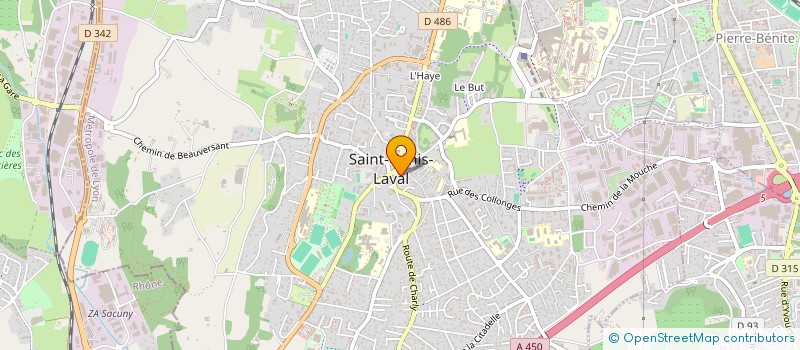 localisation de l'entreprise MADAME CHRISTELLE LHERMITE  SAINT-GENIS-LAVAL