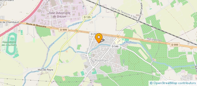 localisation de l'entreprise MADAME CHRISTELLE LIAUSSON  RODILHAN