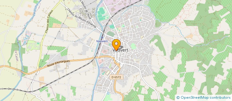 localisation de l'entreprise MADAME CHRISTELLE LINHARES à VAUVERT