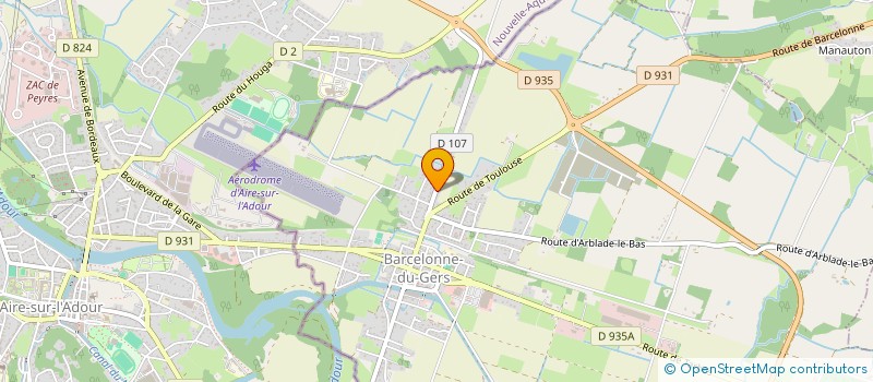 localisation de l'entreprise MADAME CHRISTELLE LION  BARCELONNE-DU-GERS