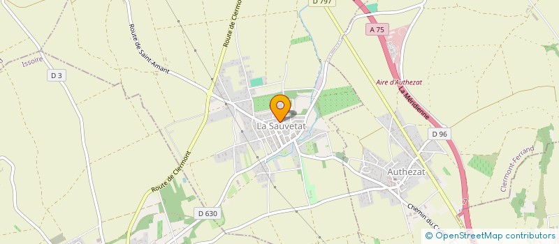 localisation de l'entreprise MADAME CHRISTELLE LIVET  LA SAUVETAT