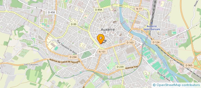 localisation de l'entreprise MADAME CHRISTELLE LOBREAU à AUXERRE