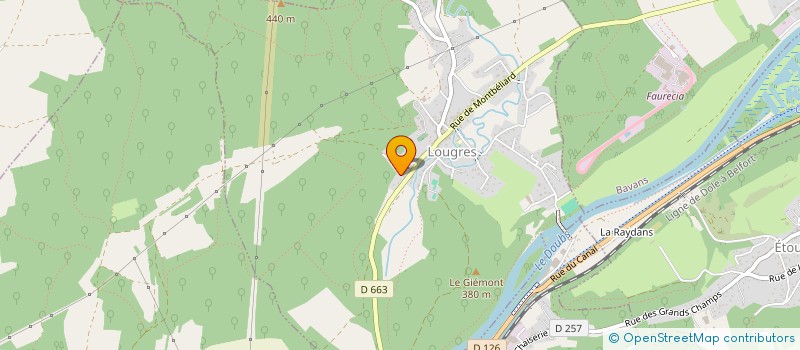 localisation de l'entreprise MADAME CHRISTELLE LODWITZ  LOUGRES