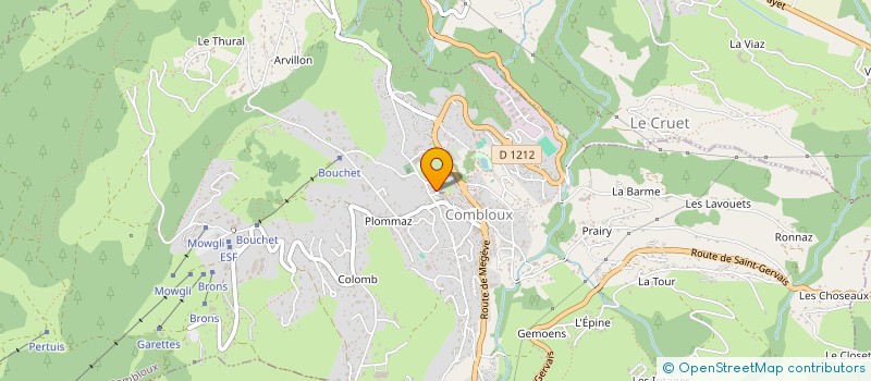 localisation de l'entreprise MADAME CHRISTELLE LOMBARDET  COMBLOUX