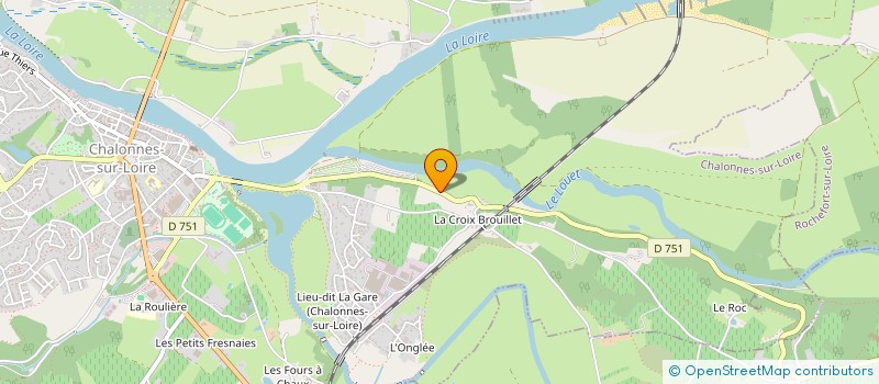 localisation de l'entreprise MADAME CHRISTELLE LOPEZ  CHALONNES-SUR-LOIRE