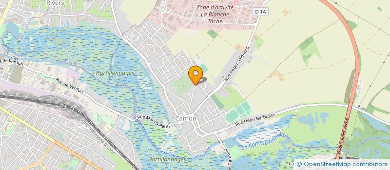 localisation de l'entreprise MADAME CHRISTELLE LORGE  CAMON