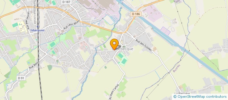 localisation de l'entreprise MADAME CHRISTELLE LOUCHART  MORBECQUE