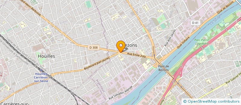 localisation de l'entreprise MADAME CHRISTELLE LOUIS à BEZONS