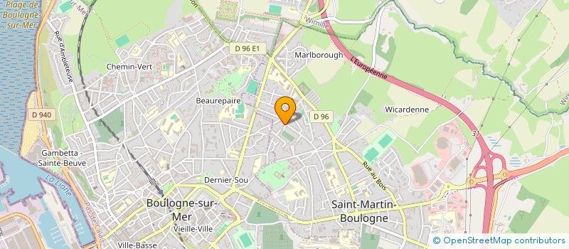 localisation de l'entreprise MADAME CHRISTELLE LOZINGUEZ à SAINT-MARTIN-BOULOGNE