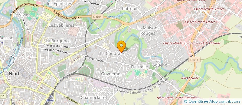 localisation de l'entreprise MADAME CHRISTELLE LUC à NIORT