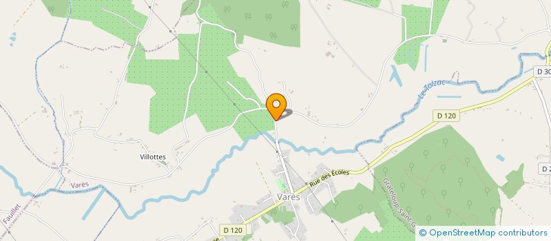 localisation de l'entreprise MADAME CHRISTELLE LUPA  VARES