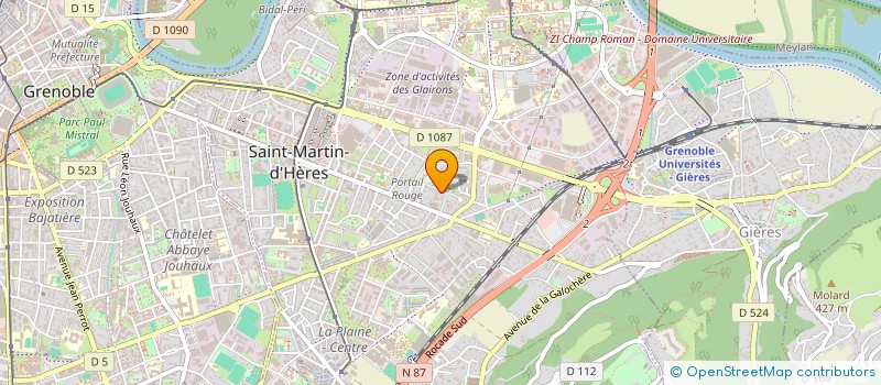 localisation de l'entreprise MADAME CHRISTELLE MABILON à SAINT-MARTIN-D'HERES