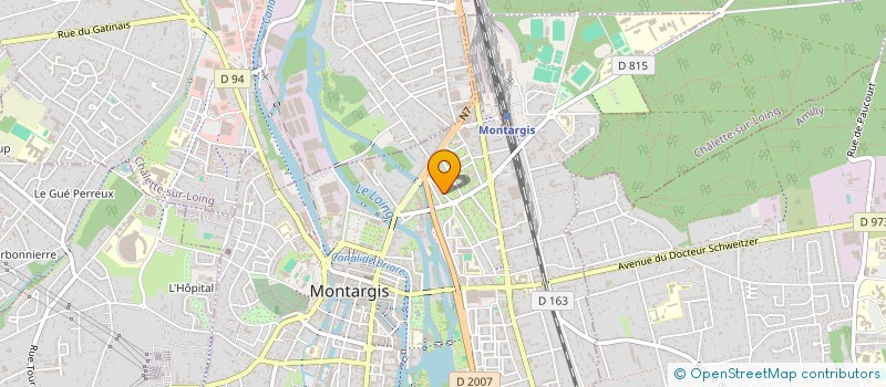 localisation de l'entreprise MADAME CHRISTELLE MACHIN à MONTARGIS