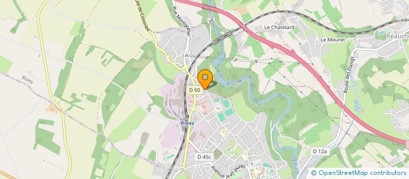 localisation de l'entreprise MADAME CHRISTELLE MADELAINE à RIVES