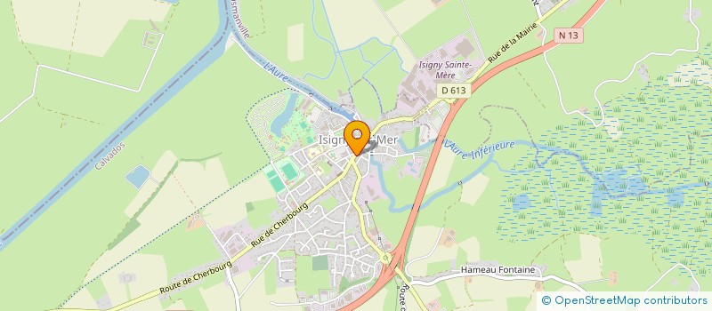 localisation de l'entreprise MADAME CHRISTELLE MADIOT  ISIGNY-SUR-MER