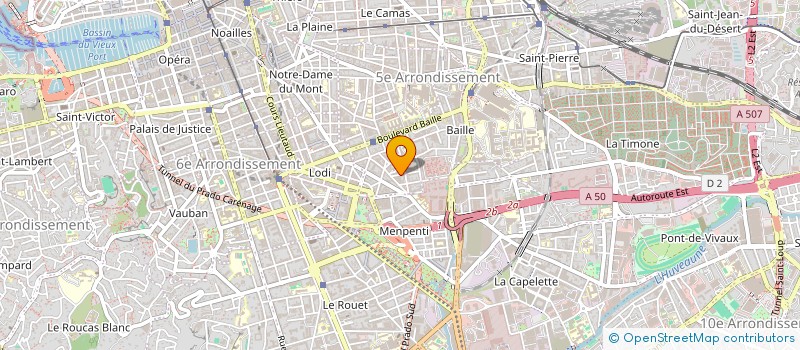 localisation de l'entreprise MADAME CHRISTELLE MAFFRE  MARSEILLE