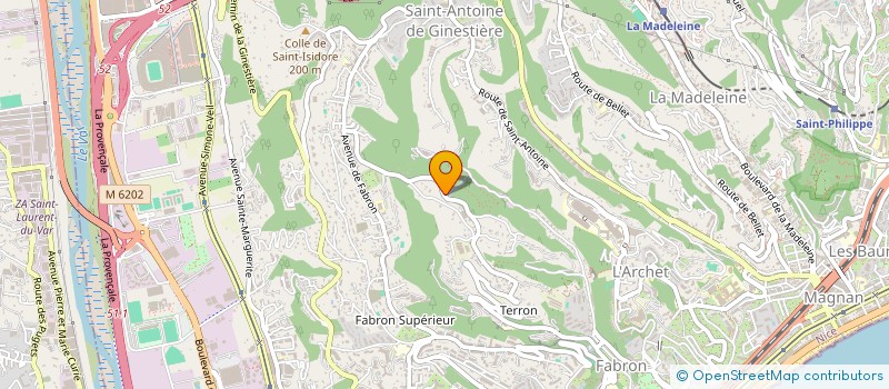 localisation de l'entreprise MADAME CHRISTELLE MAGLIANO  NICE