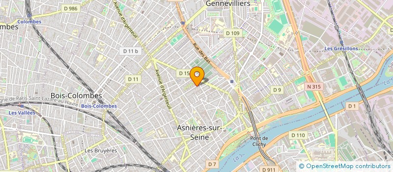 localisation de l'entreprise MADAME CHRISTELLE MAGNIER à ASNIERES-SUR-SEINE