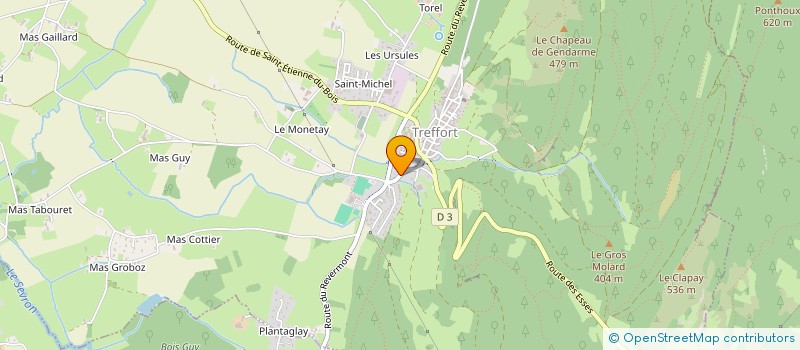 localisation de l'entreprise MADAME CHRISTELLE MAGNOULOUX  VAL-REVERMONT