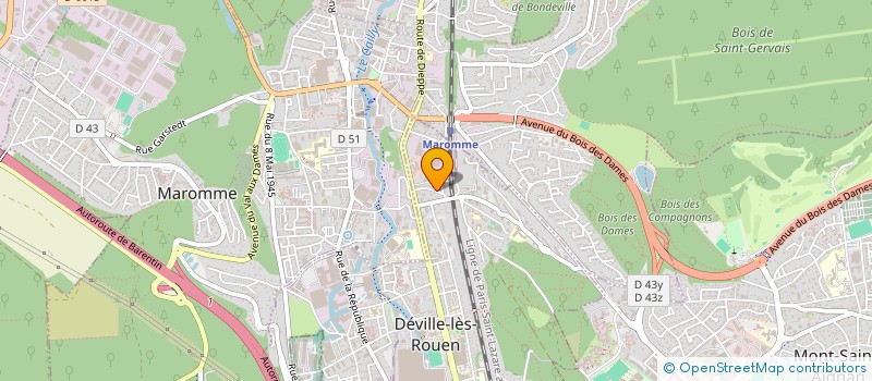 localisation de l'entreprise MADAME CHRISTELLE MAHIEU à DEVILLE-LES-ROUEN